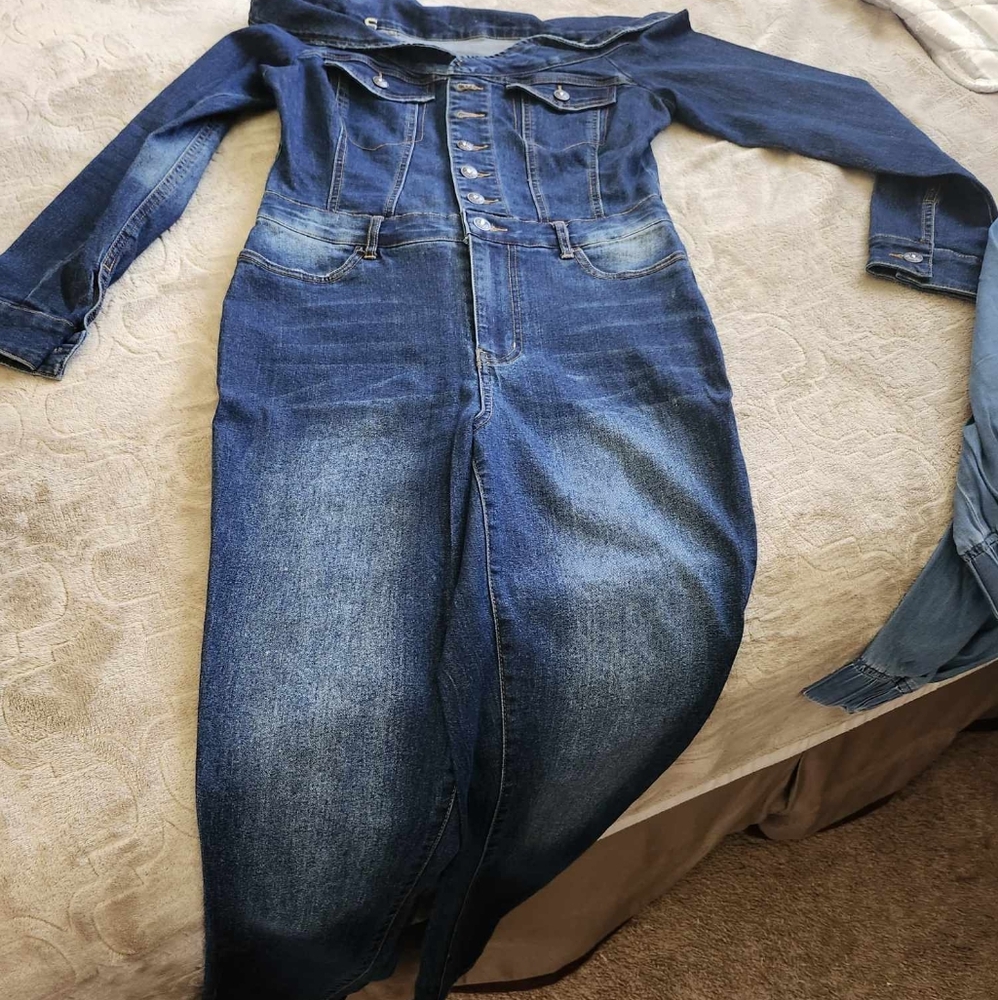Venus Denim Jumpsuit